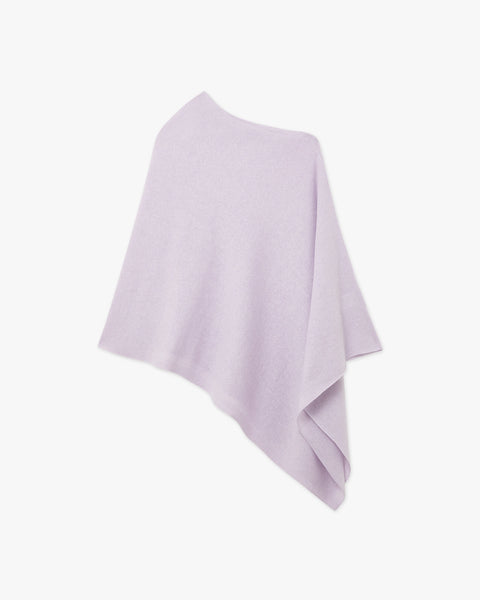 Essential Poncho - Lilac Cashmere