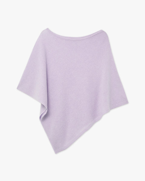 Ostuni Poncho - Lilac Cashmere