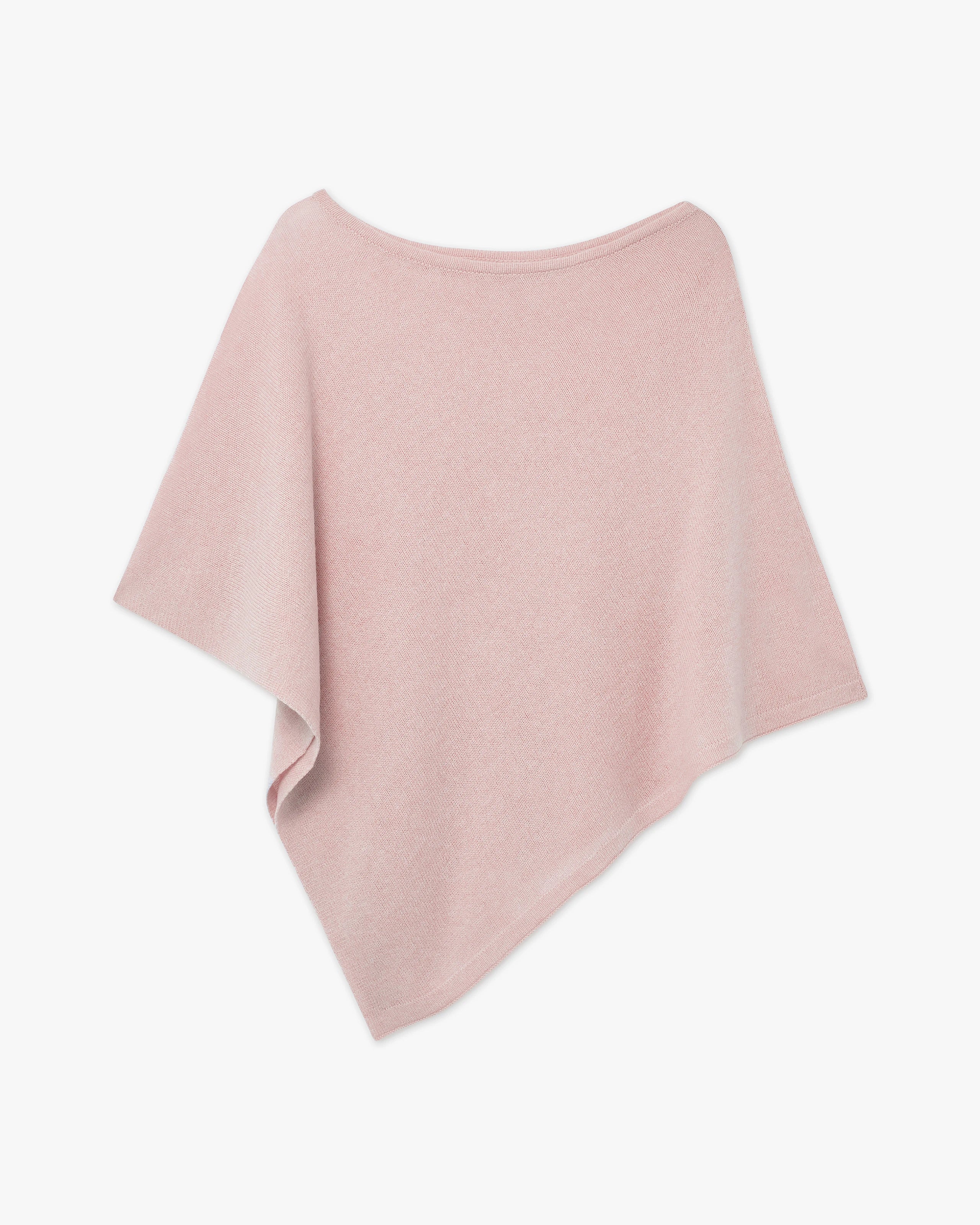Ostuni Poncho - Rose Cashmere