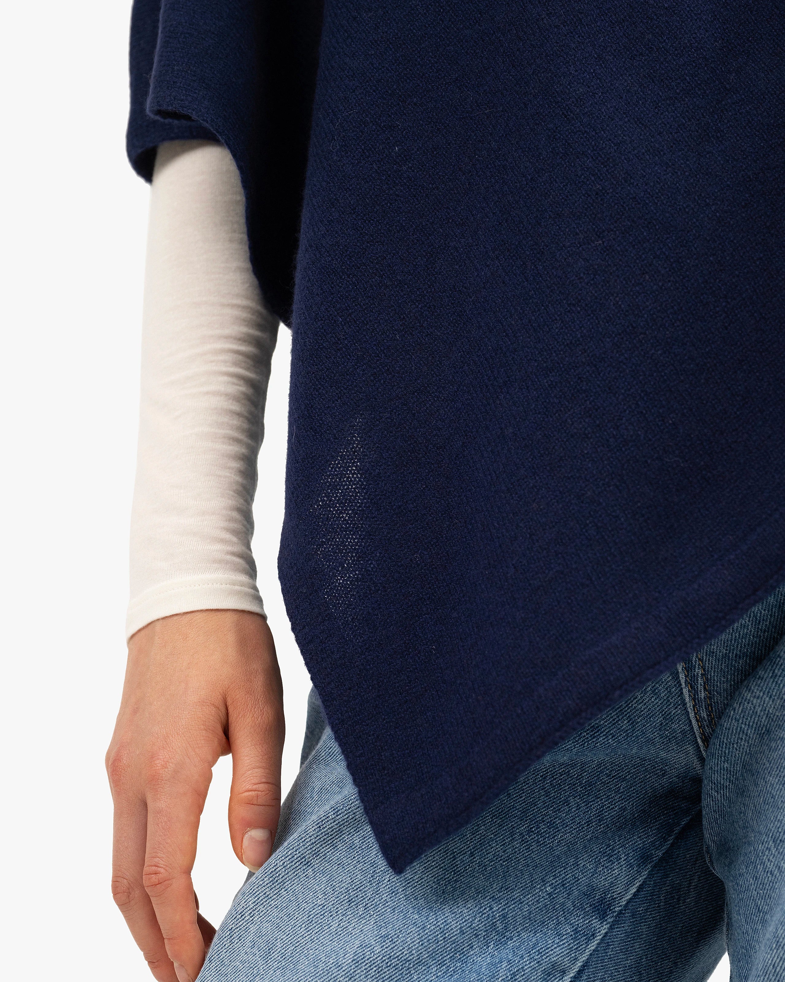 Ostuni Poncho - Blue Cashmere