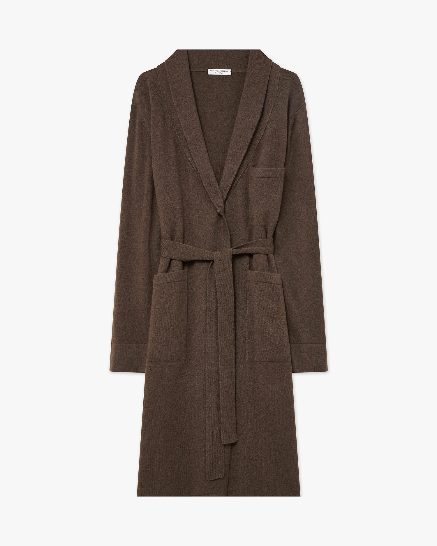 Men's Oberon Cashmere Robe Brown MaisonCashmere