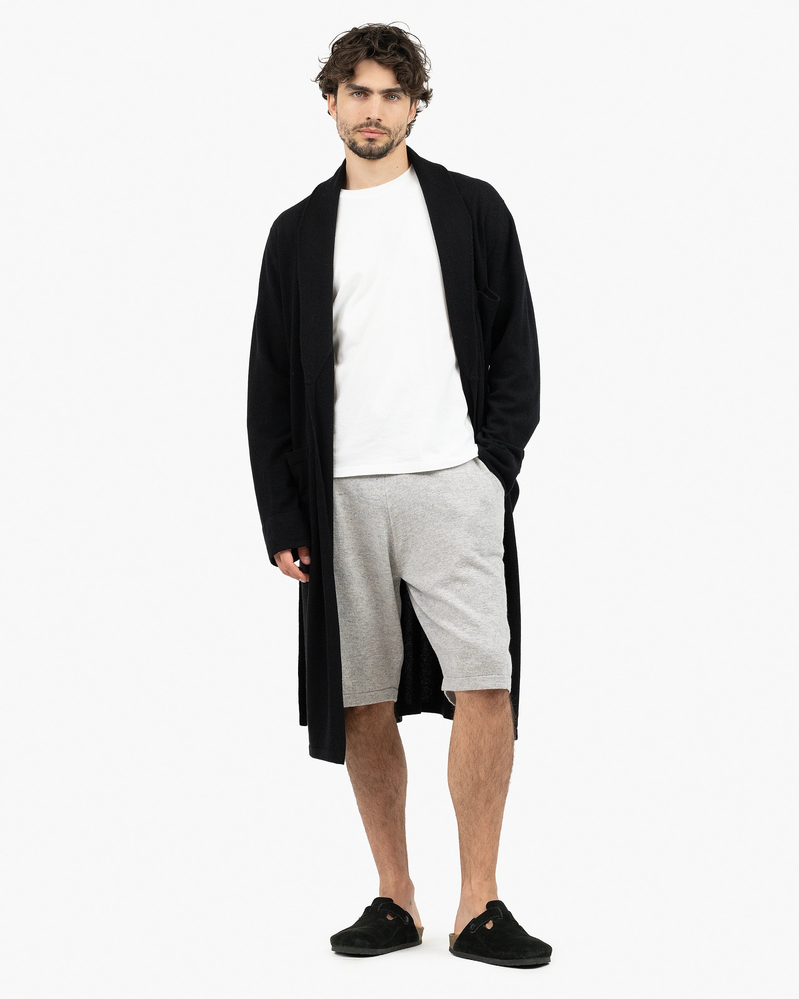 Oberon Robe - Black Cashmere