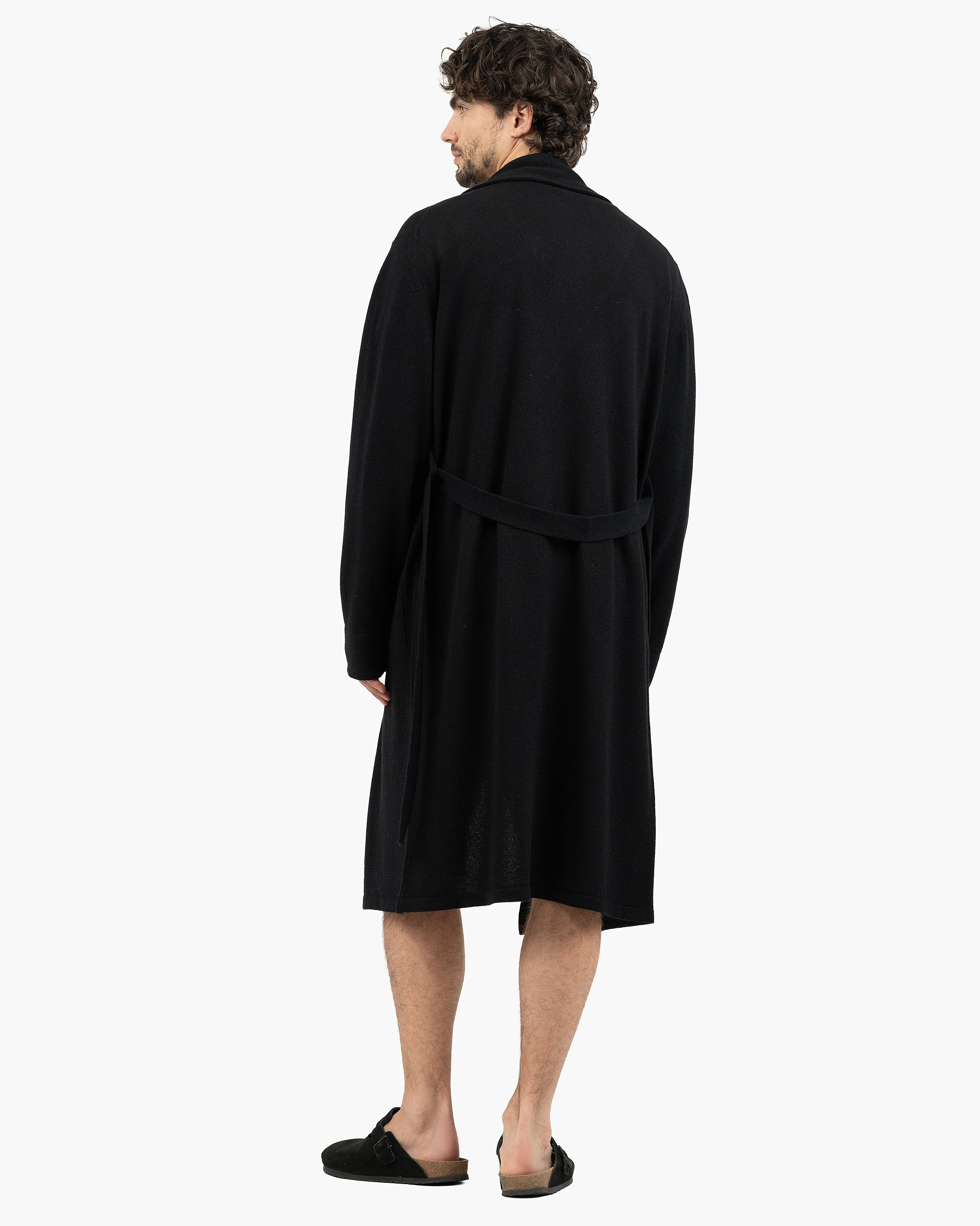 Oberon Robe - Black Cashmere