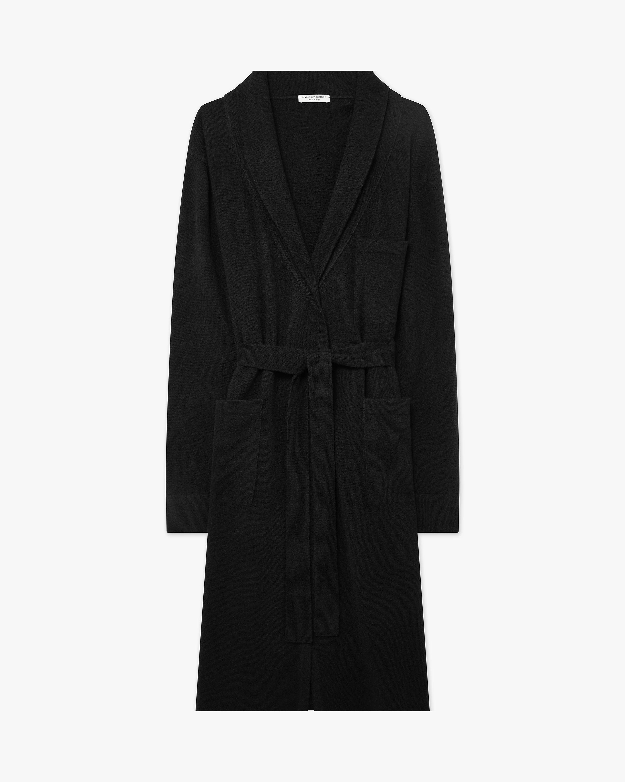 Oberon Robe - Black Cashmere