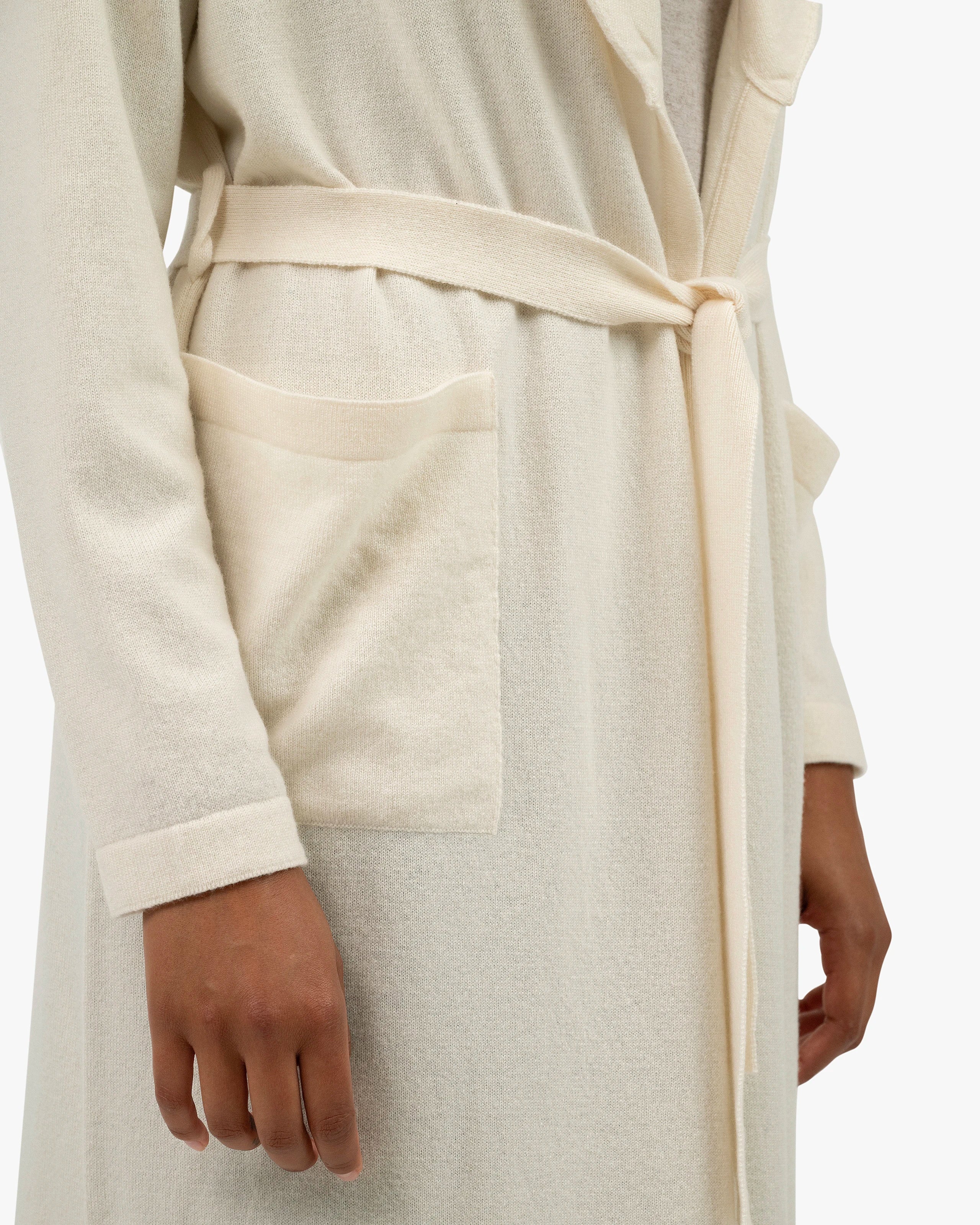 Lorien Robe - White Cashmere