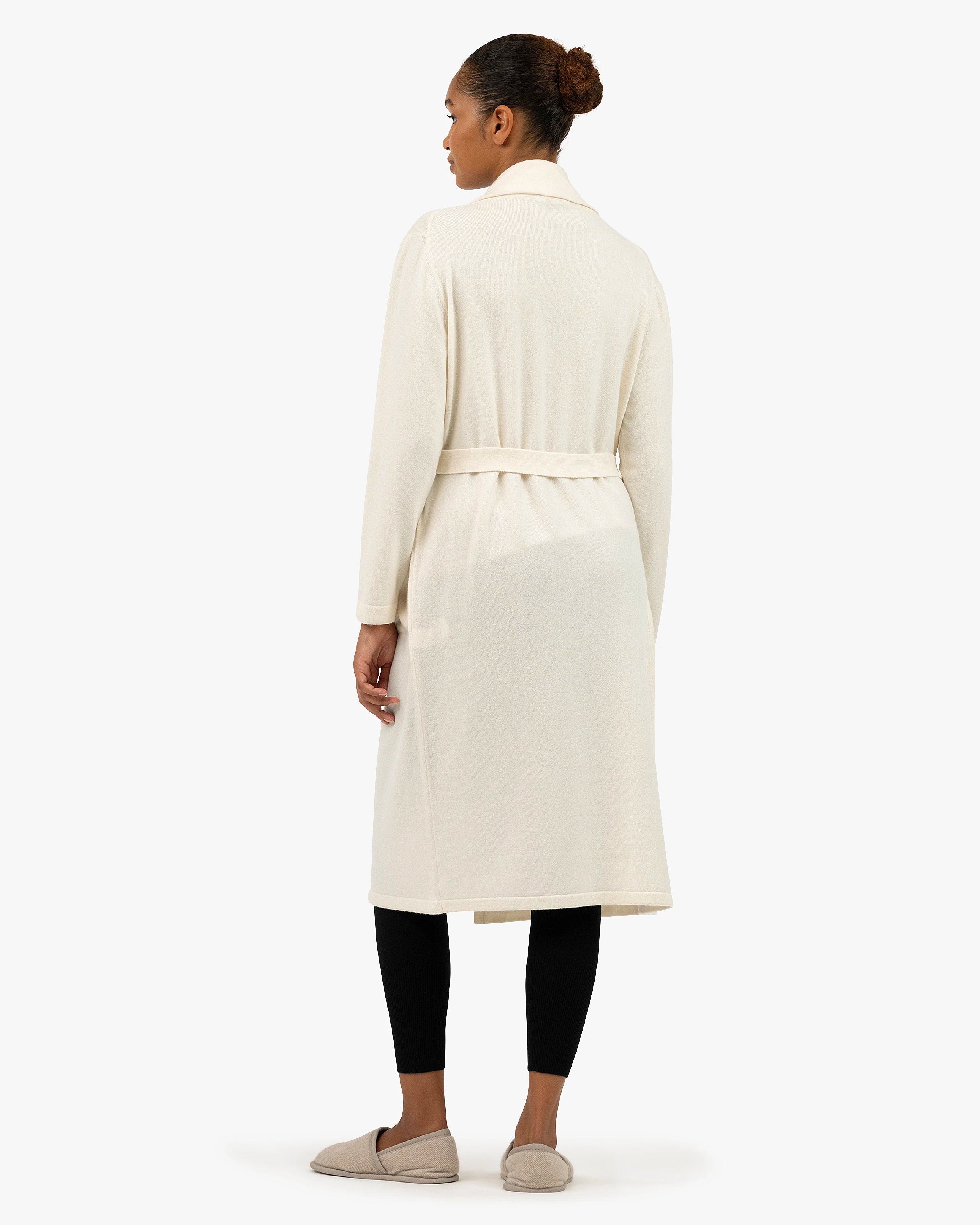 Lorien Robe - White Cashmere