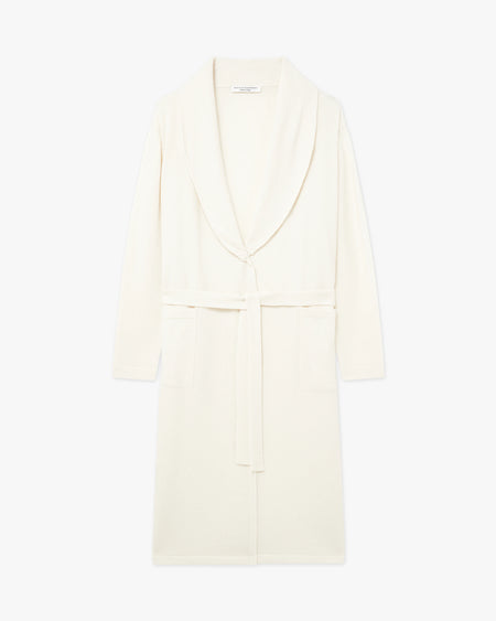 Lorien Robe - White Cashmere