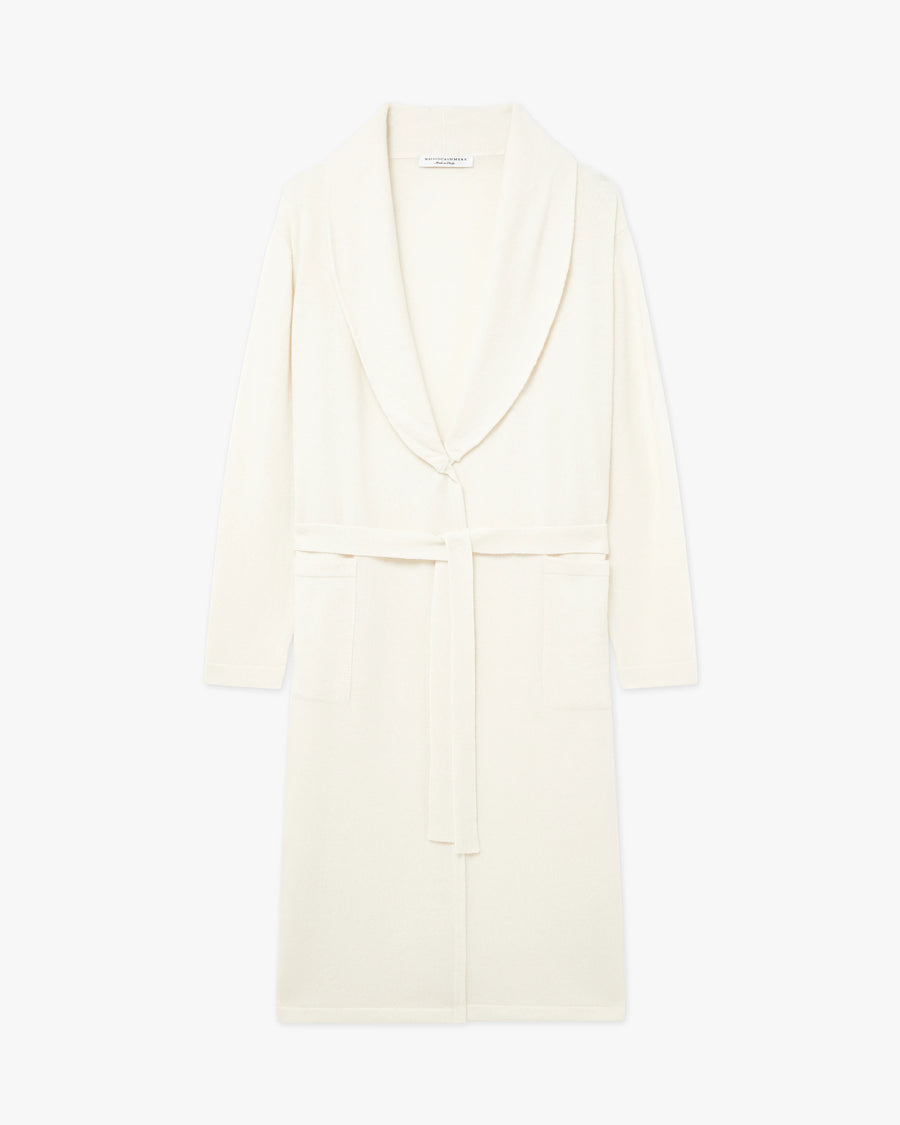 Lorien Robe - White Cashmere