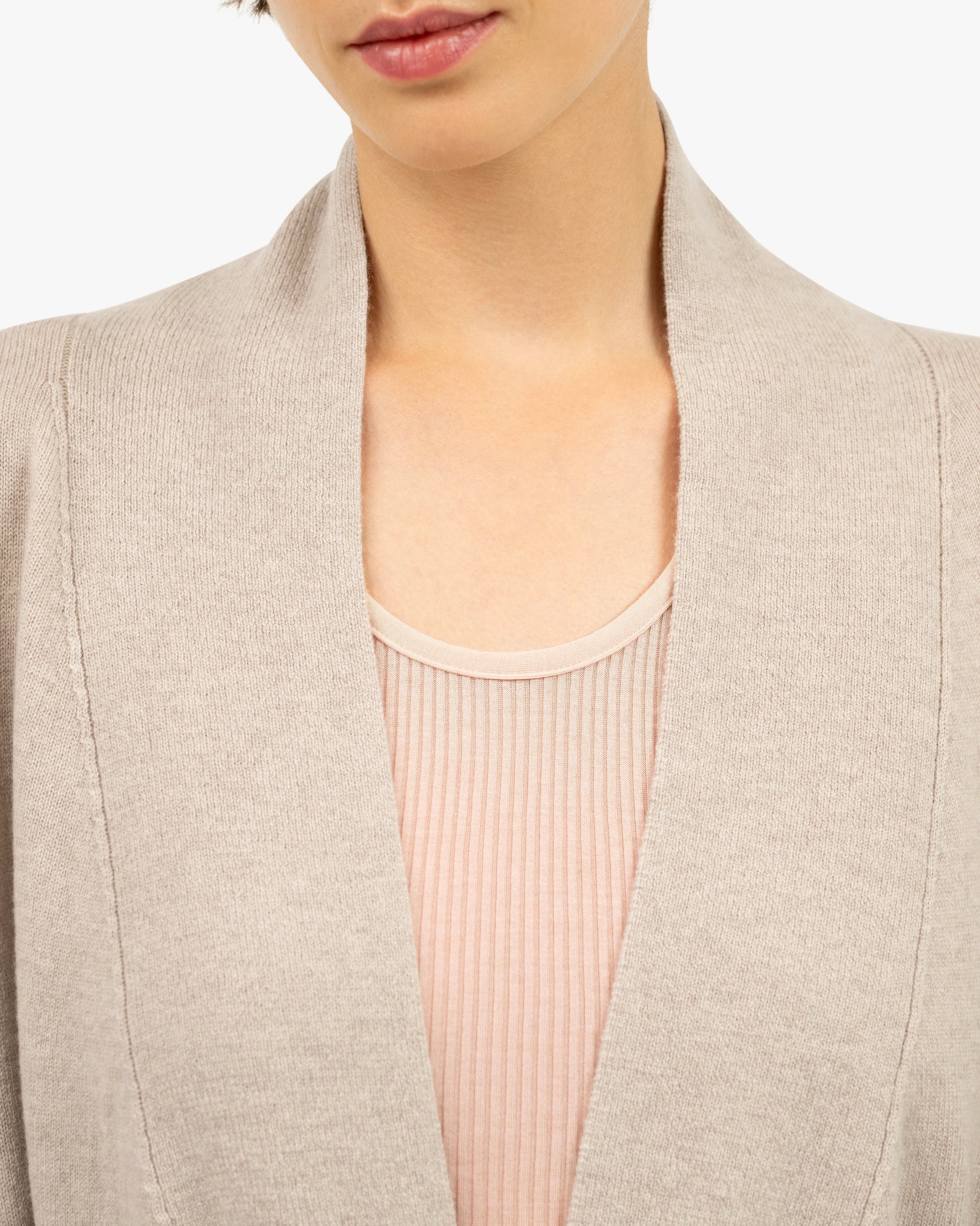 Théa Robe - Beige Cashmere