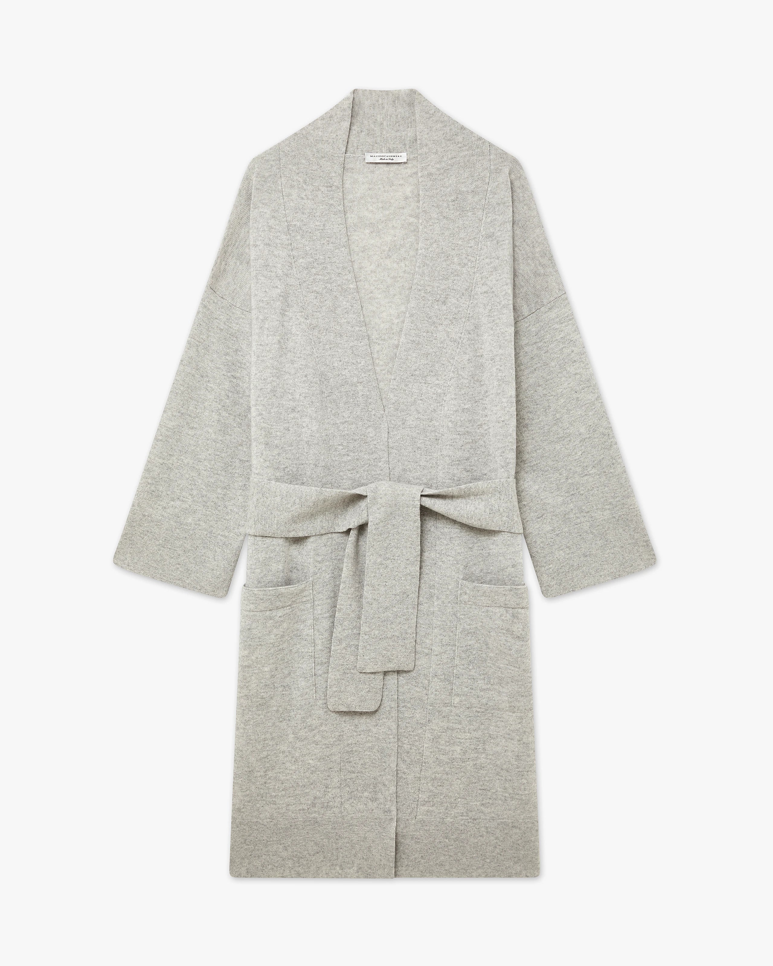 Théa Robe - Light Grey Cashmere