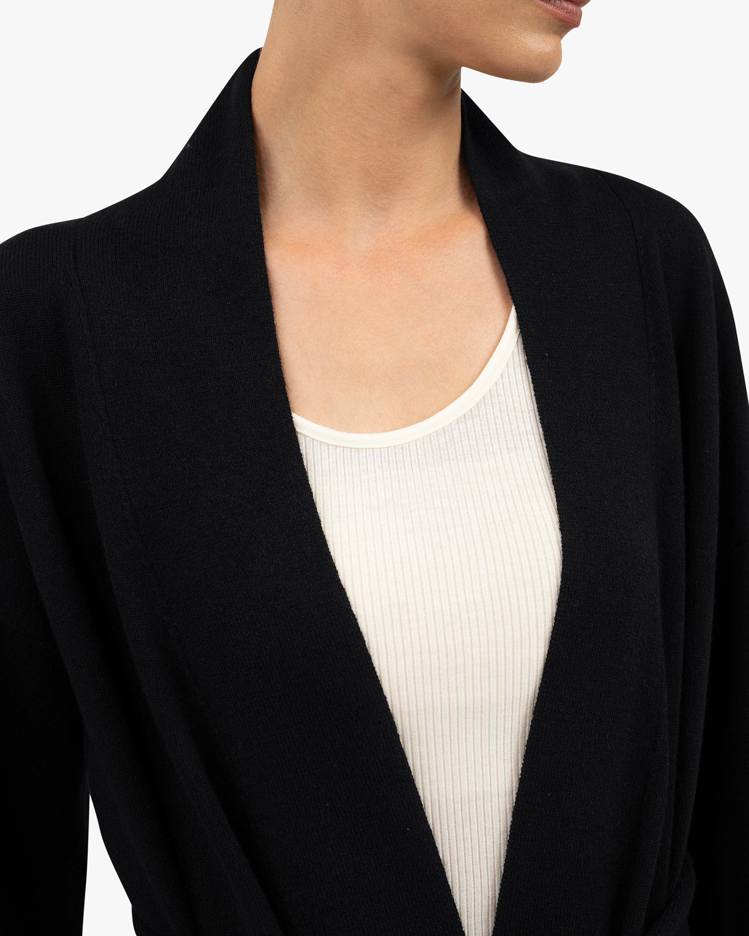 Théa Robe - Black Cashmere