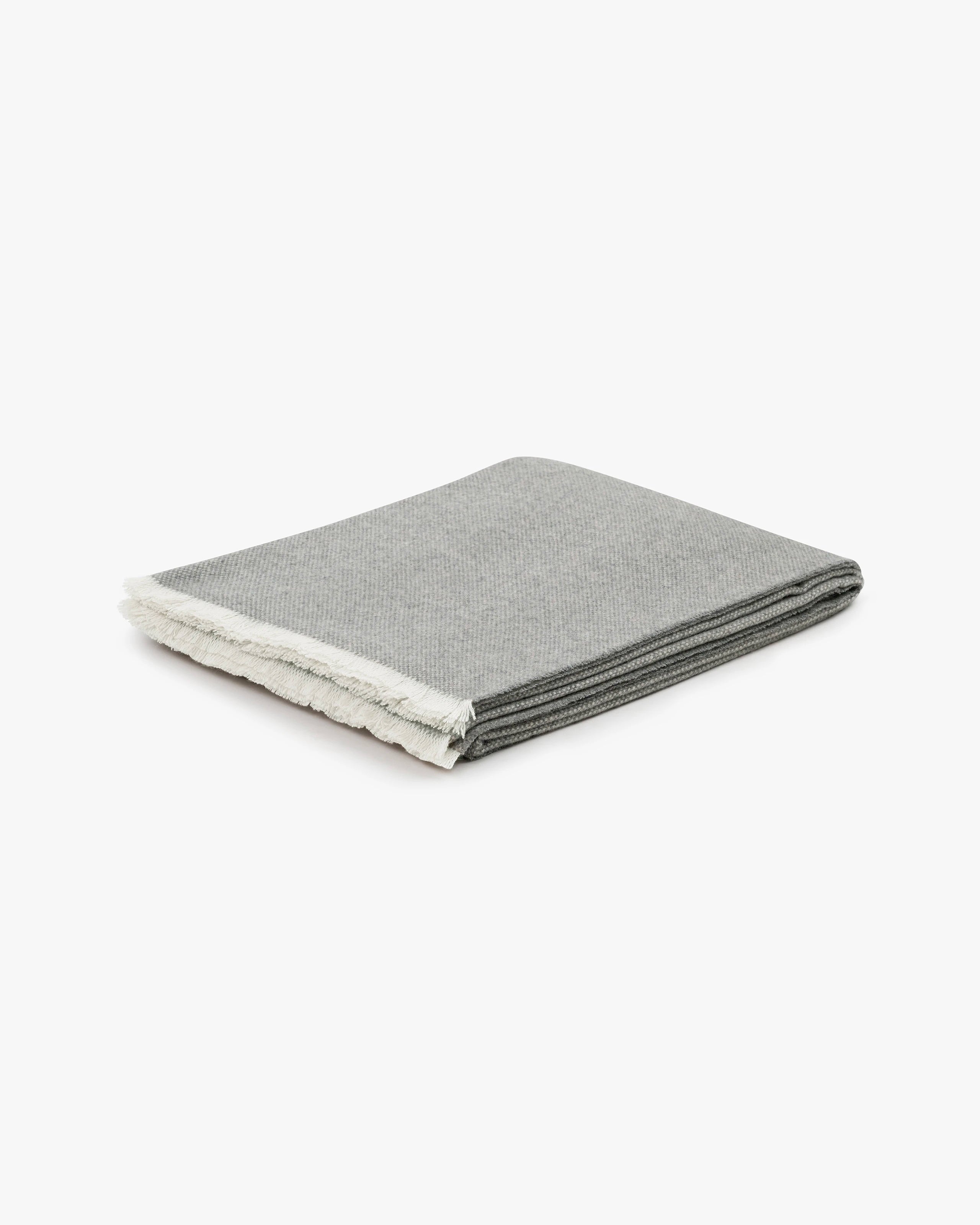 Soffio Throw Blanket - Grey Cashmere