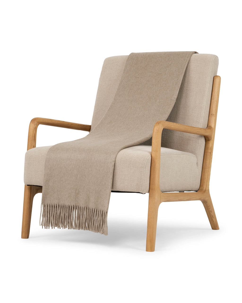 Sydney Throw Blanket - Beige Lifestyle > Blanket