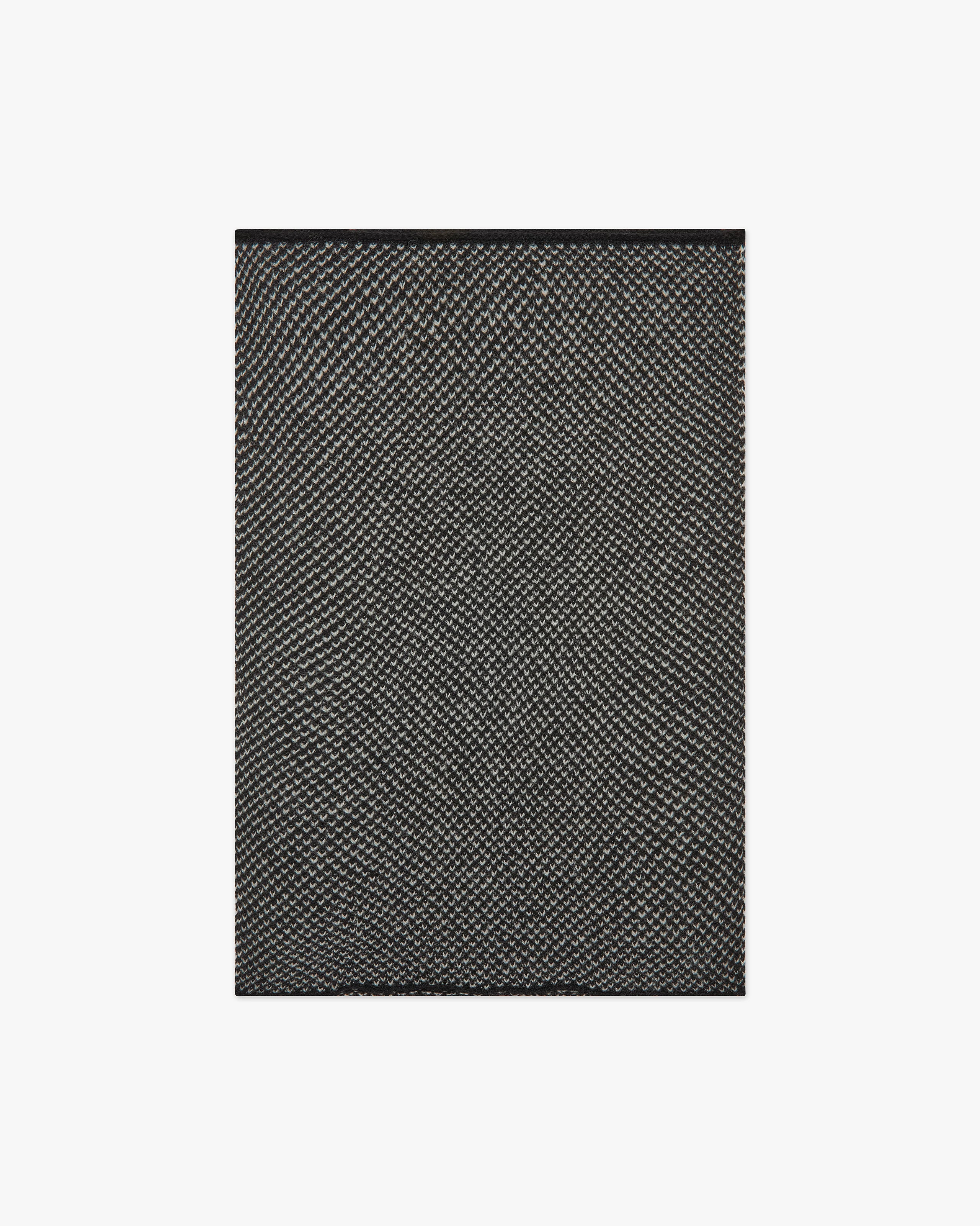 Two-Tone Neck Warmer - Black Cashmere