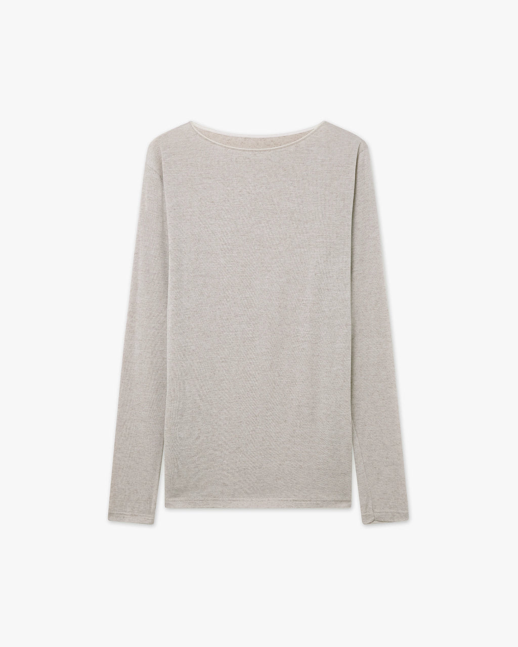 Ultralight Boat Neck Top - Walnut Modal / Cashmere