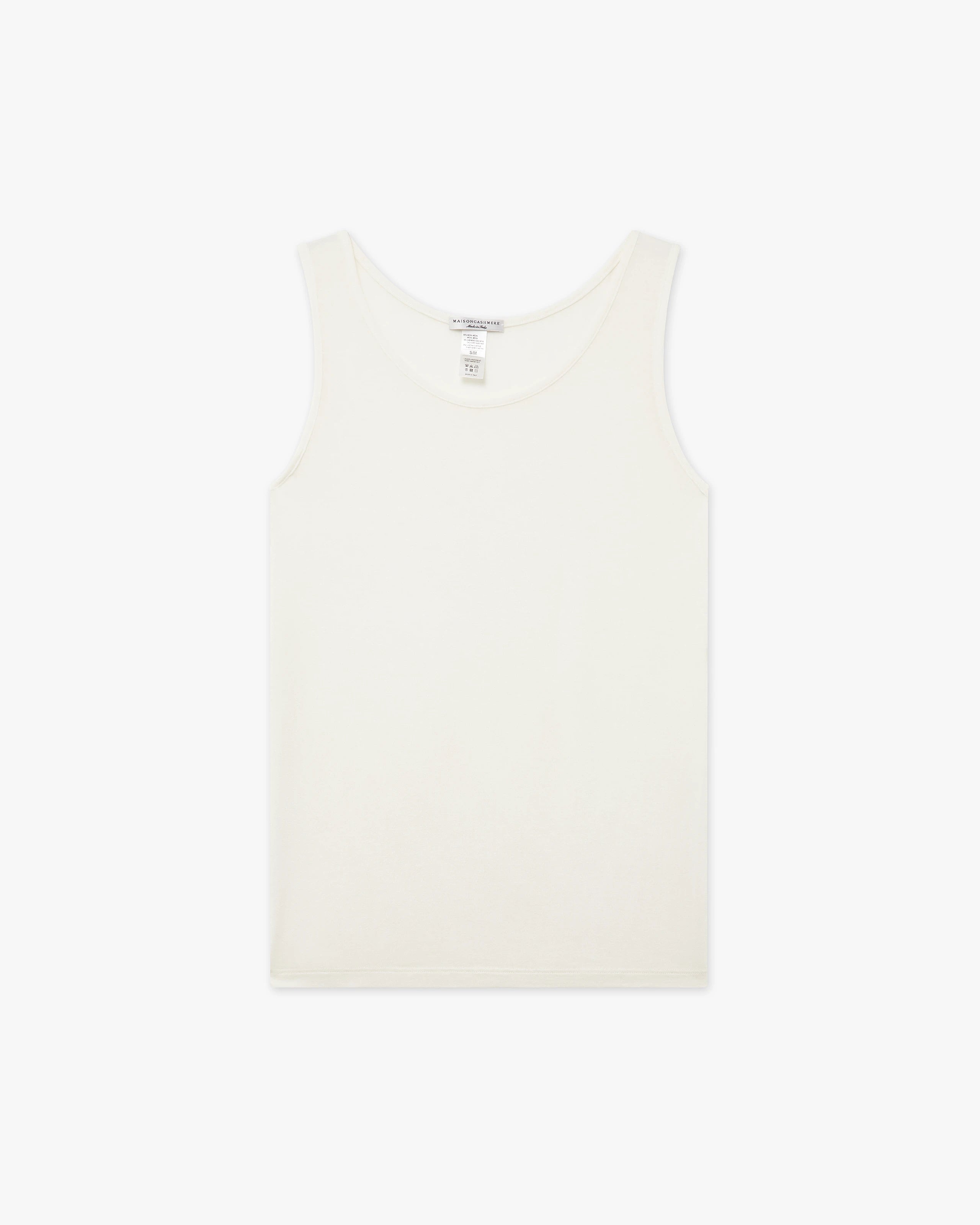 Ultralight Tank Top - White Modal / Cashmere