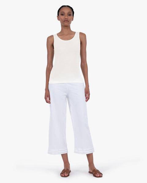 Ultralight Tank Top - White Modal / Cashmere