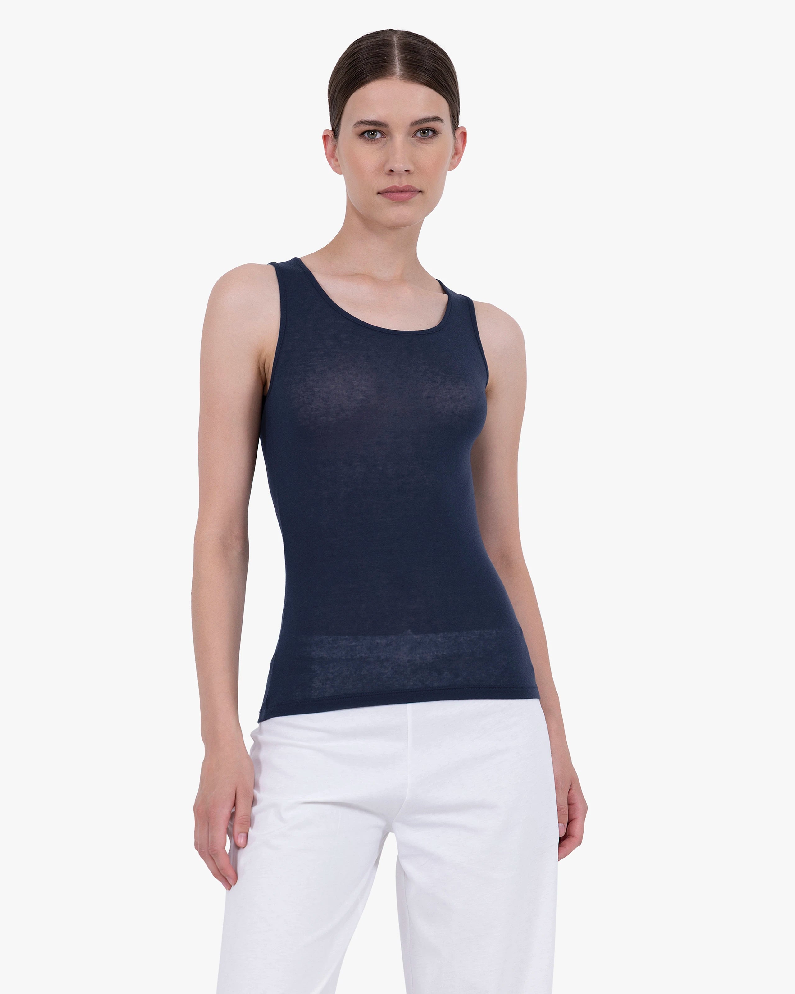 Ultralight Tank Top - Blue Modal / Cashmere