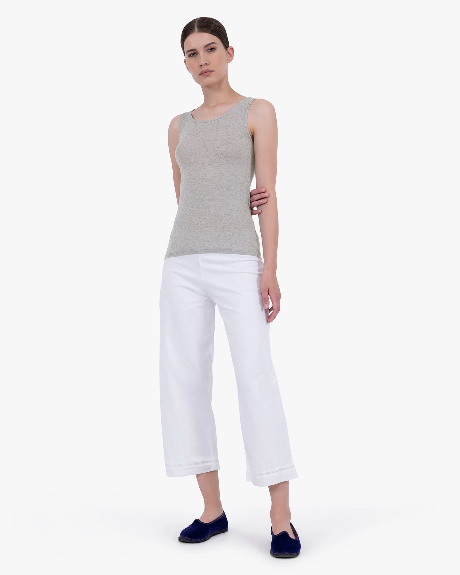 Ultralight Cashmere Tank Top Grey MaisonCashmere