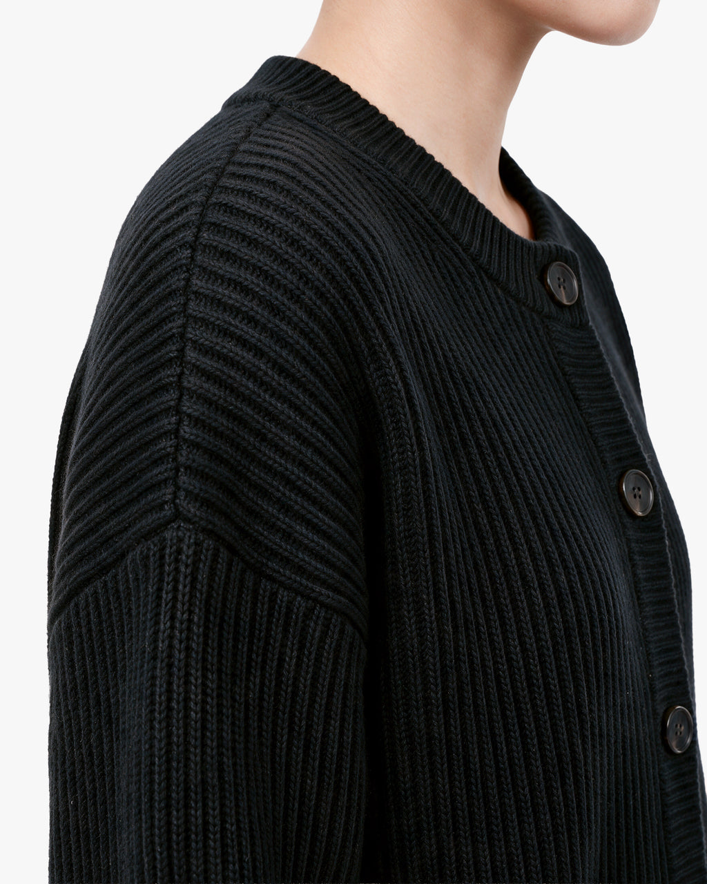 Celerina Strickjacke Damen · Schwarz