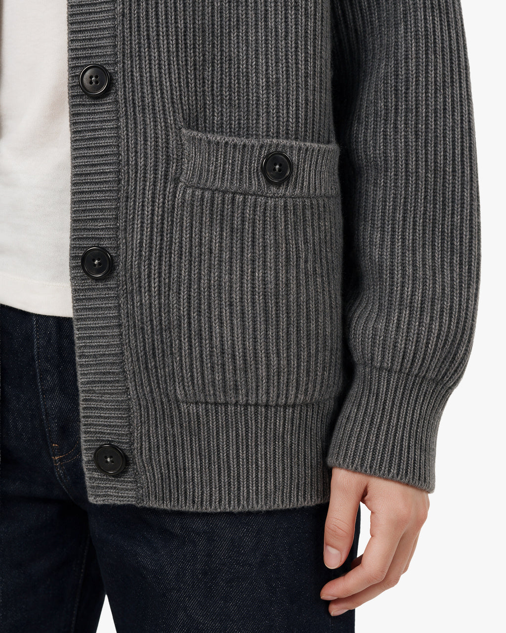 Celerina Strickjacke Damen · Mittelgrau