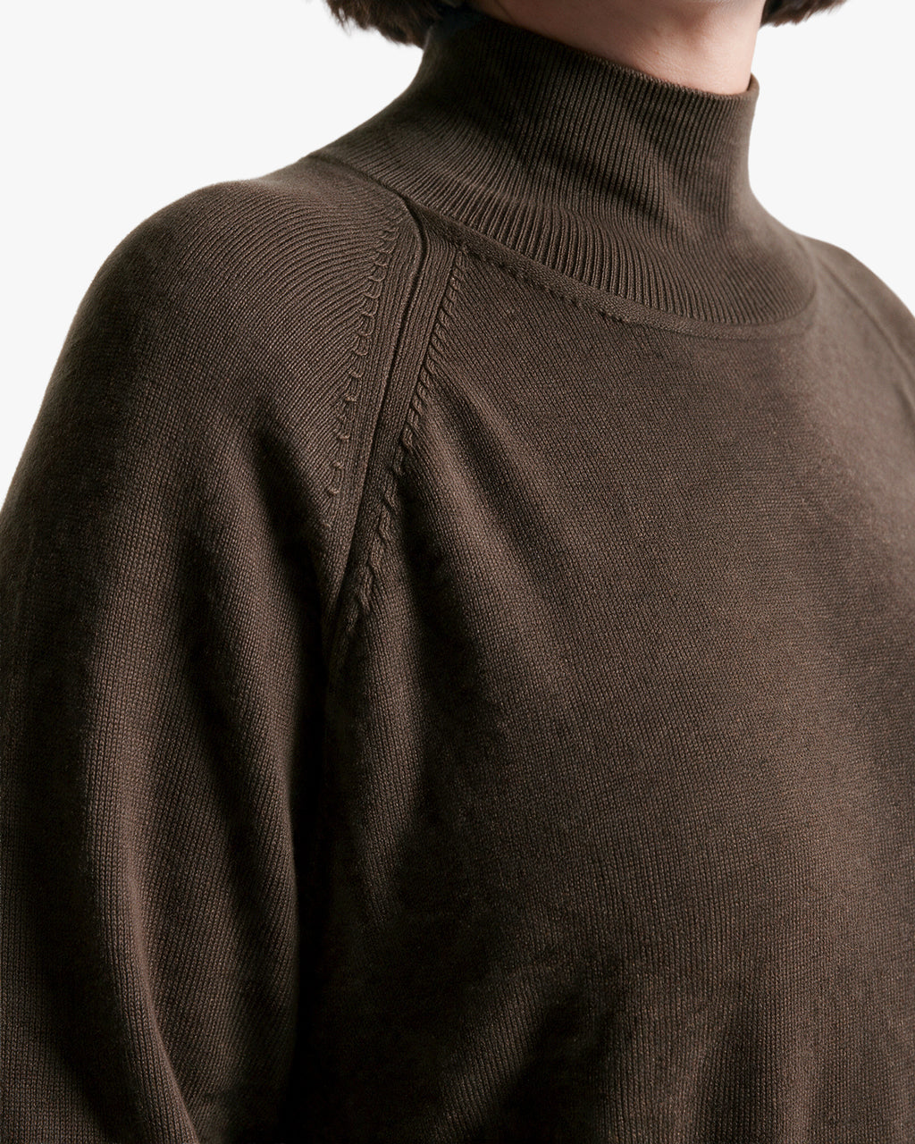 Robe Pull Curvy · Marron