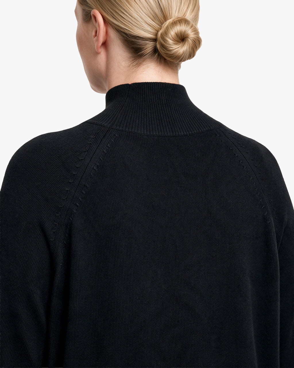 Curvy Sweater Dress · Black