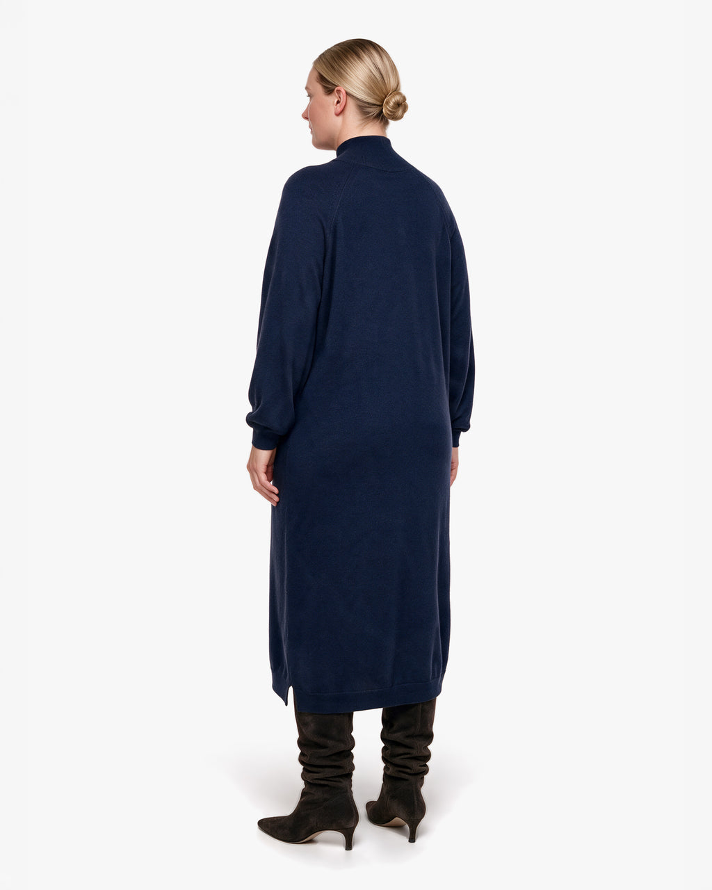 Robe Pull Curvy · Bleu
