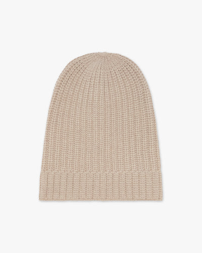 Aosta Hat - Beige Cashmere