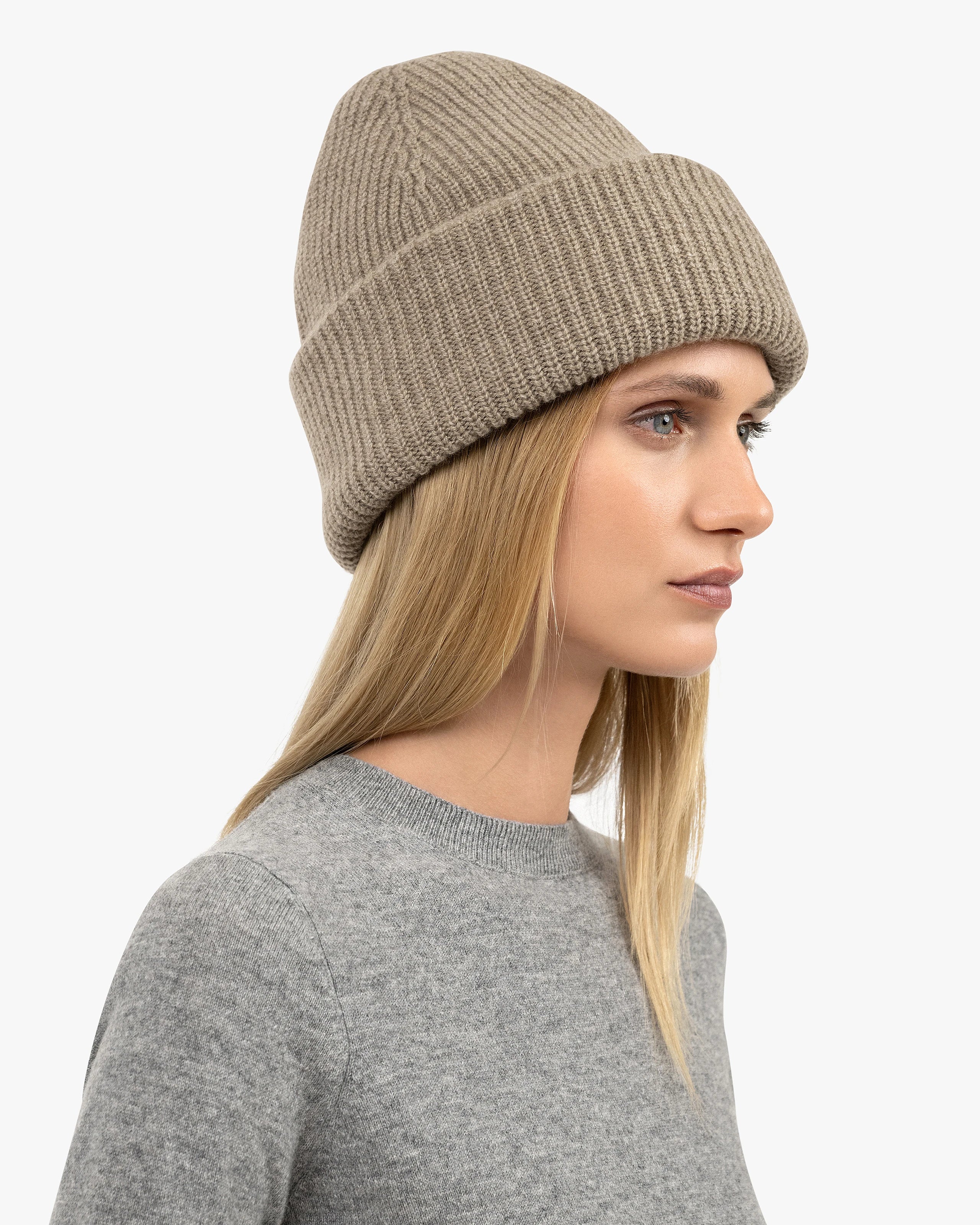 Women's Aspen Hat - Taupe Cashmere