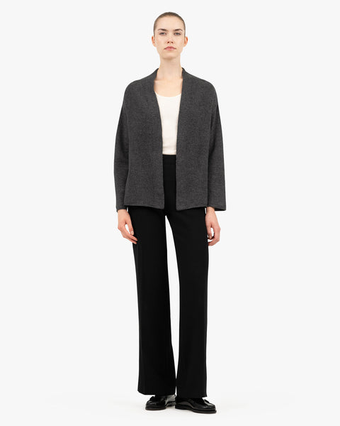 Women's Dolomiti Cardigan - Charcoal Cashmere