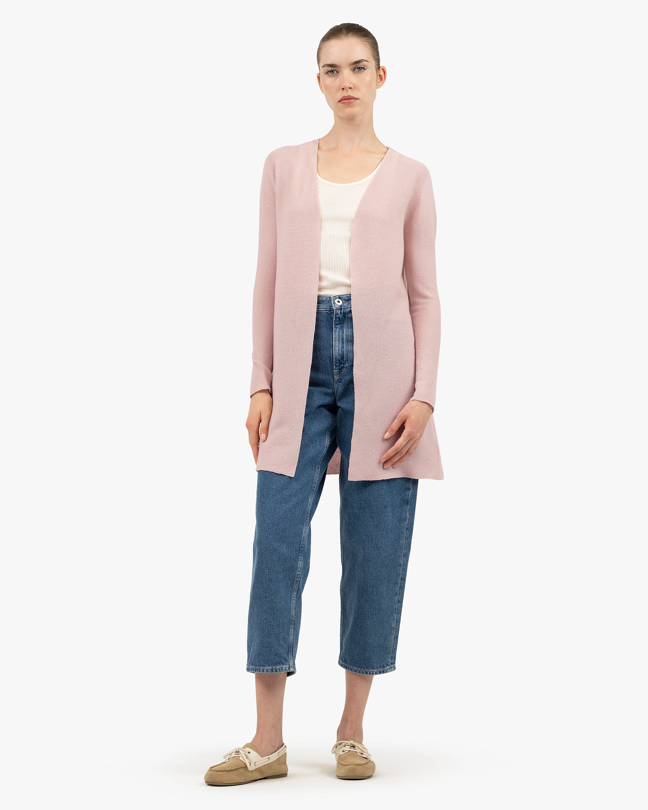 Soffio Cardigan - Rose Cashmere