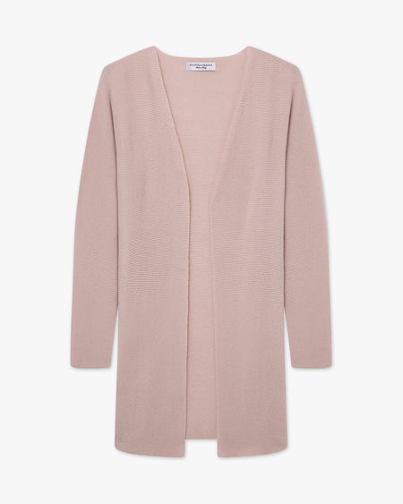 Soffio Cardigan - Rose Cashmere