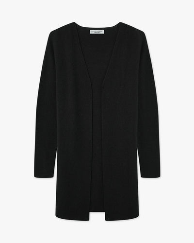 Soffio Cardigan - Black Cashmere