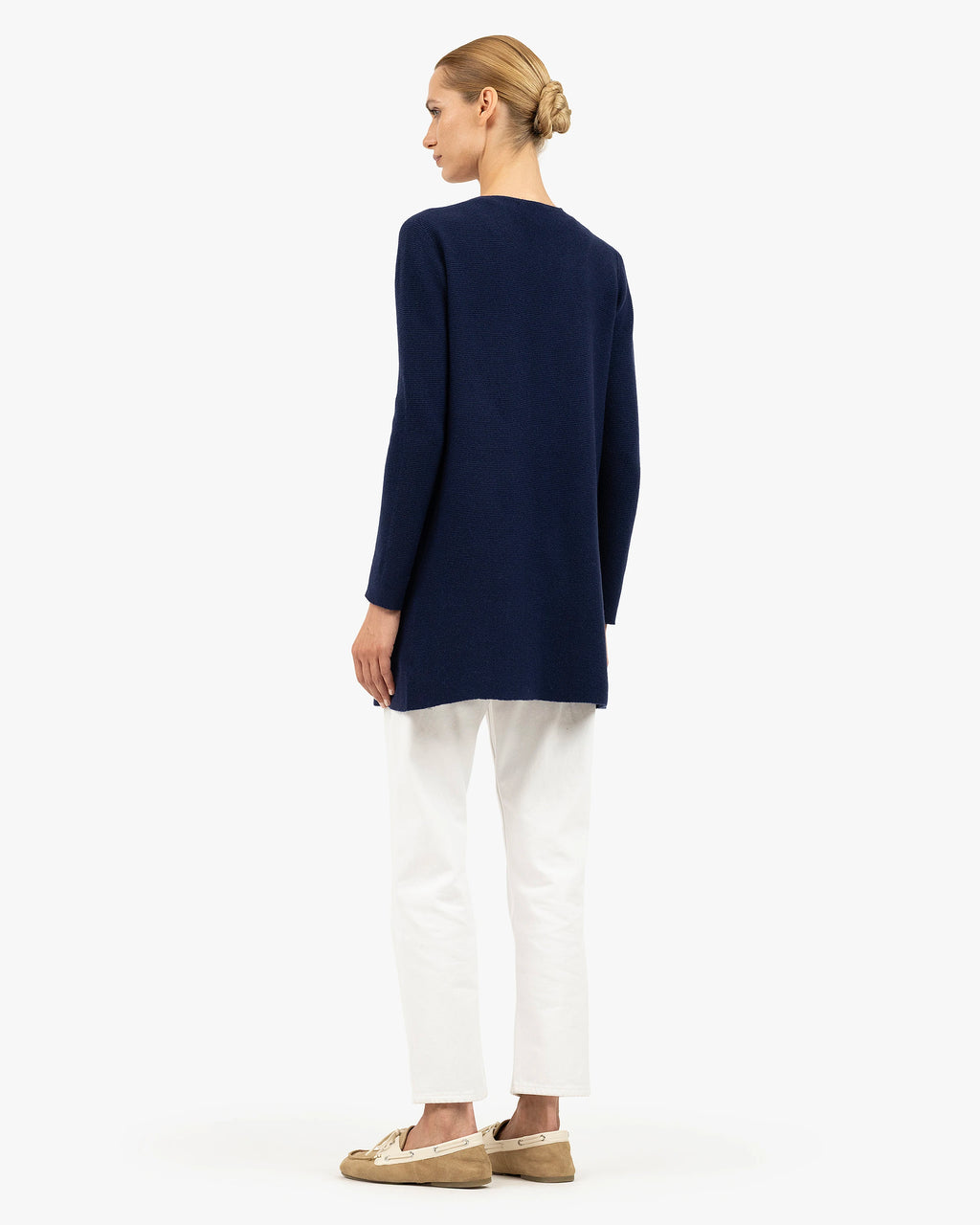 Soffio Cardigan - Blue Cashmere