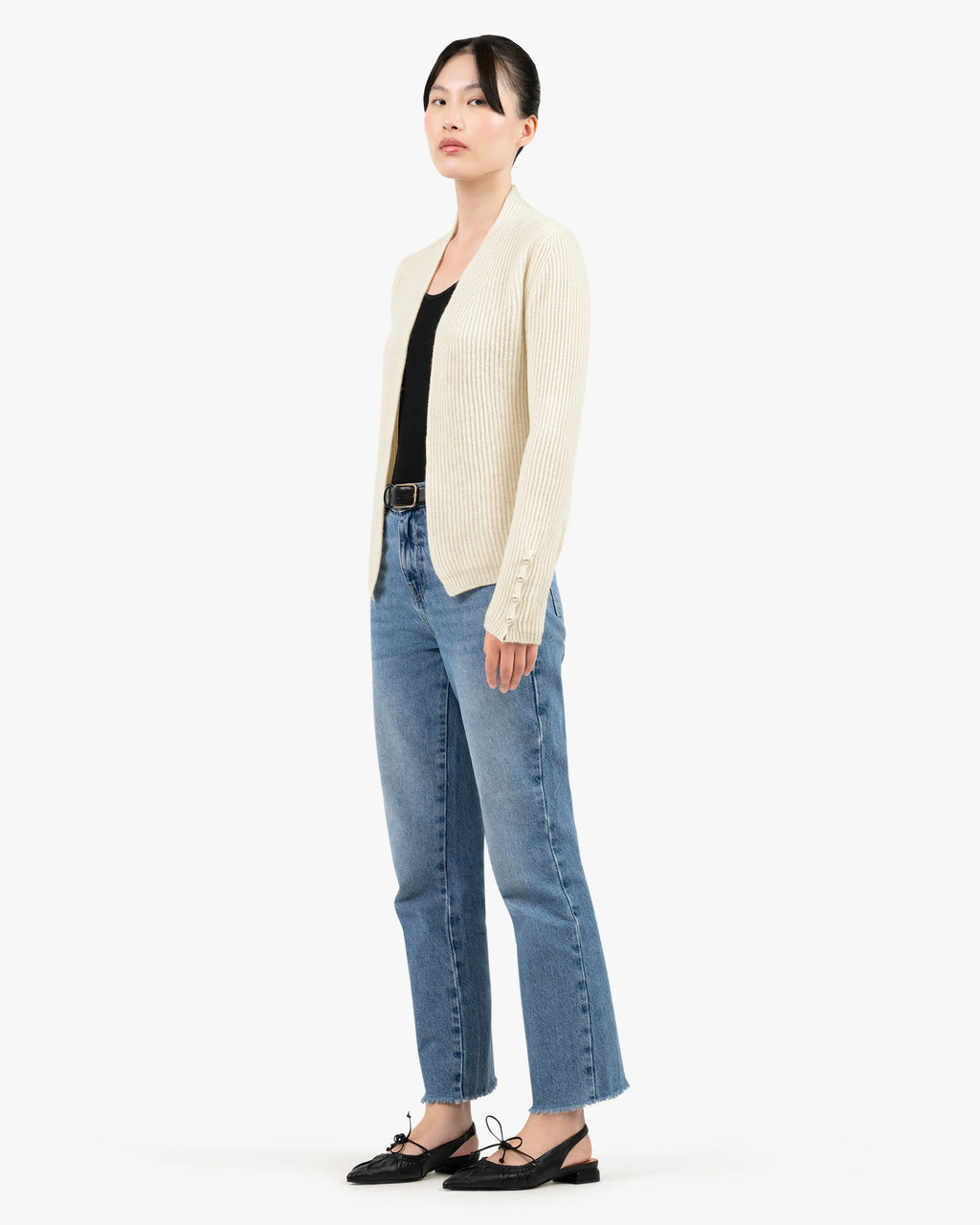 Sorapis Cardigan - White Cashmere