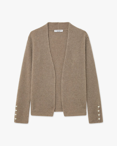Sorapis Cardigan - Taupe Cashmere