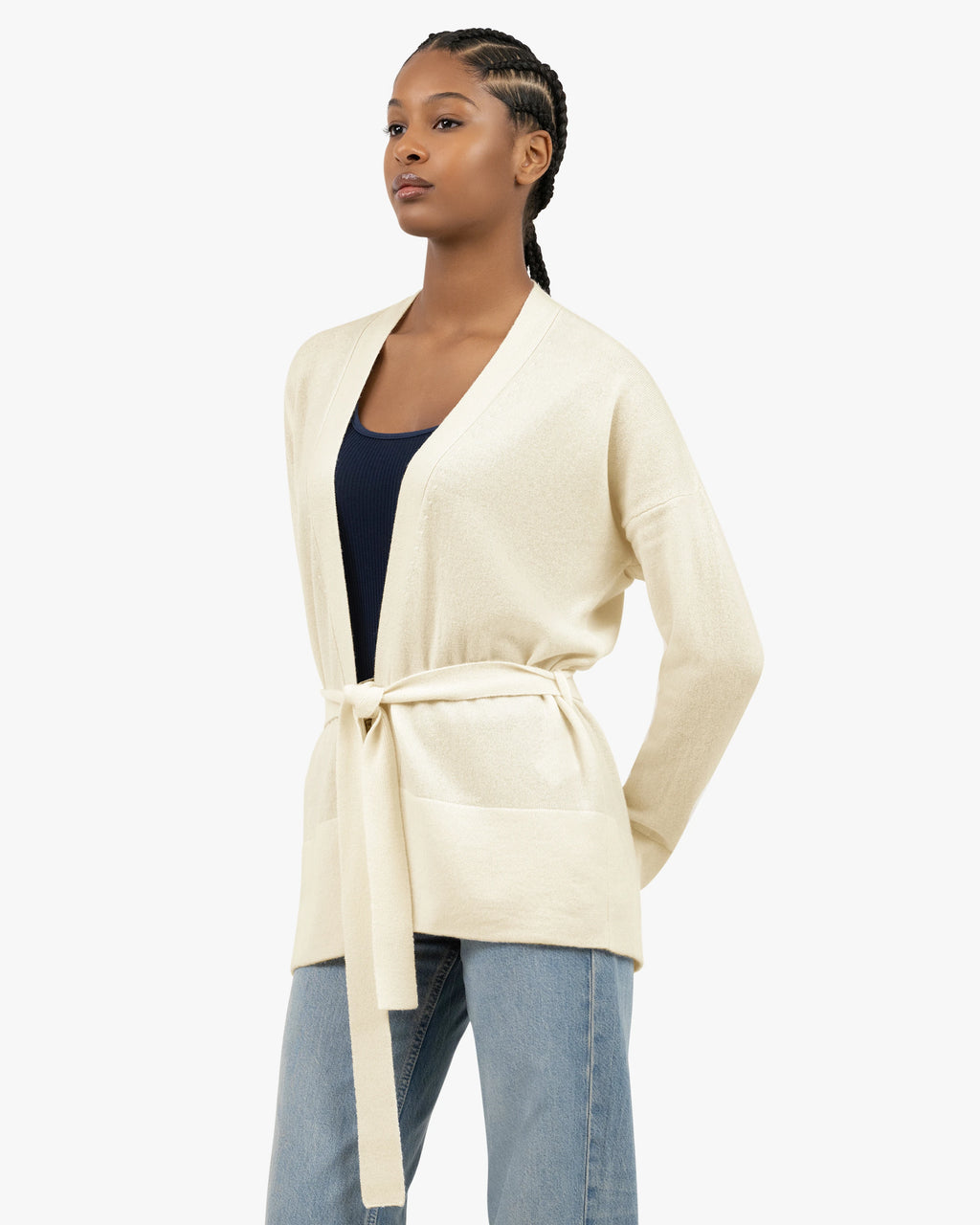 Women's Velia Cardigan - White Cashmere