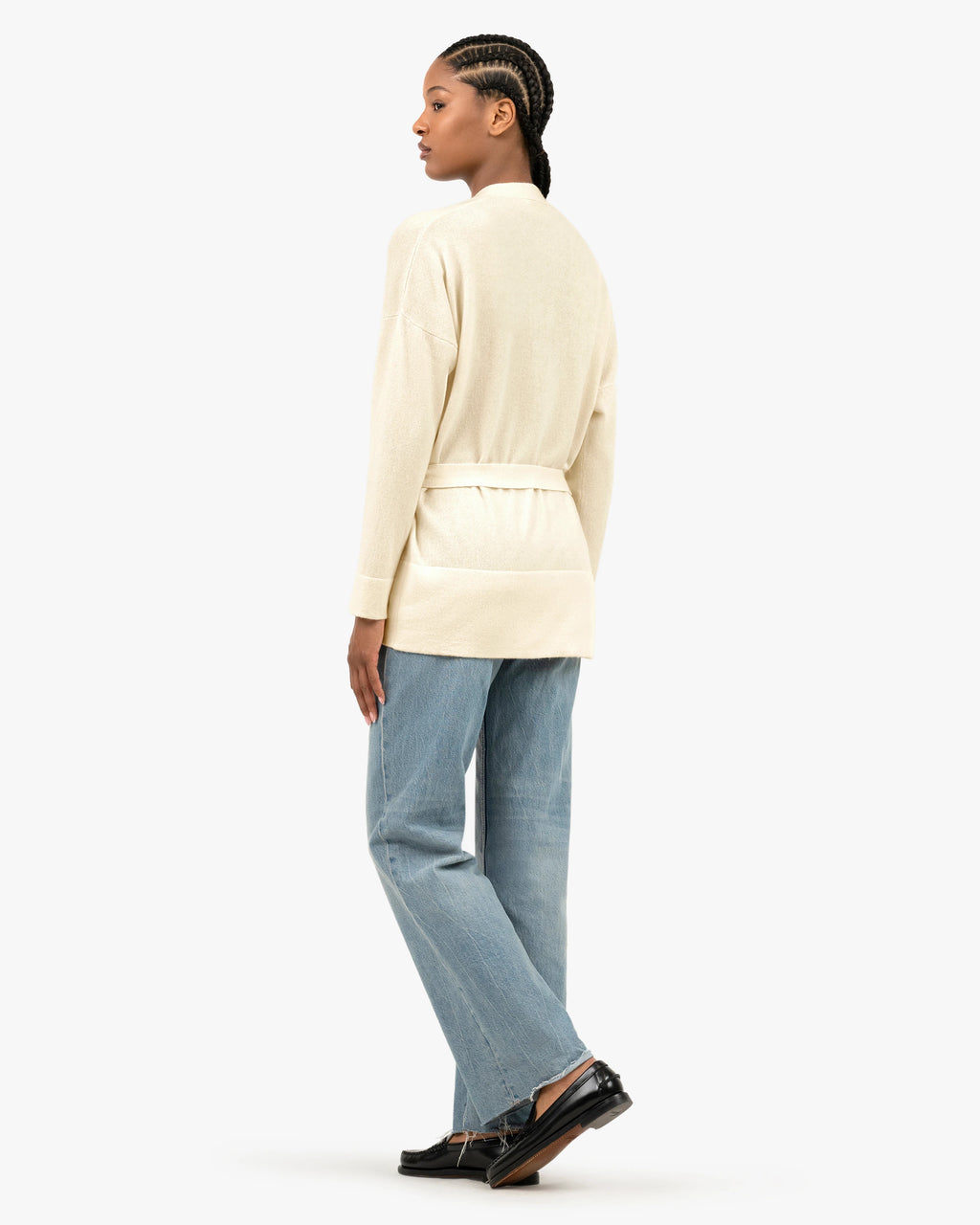 Women's Velia Cardigan - White Cashmere