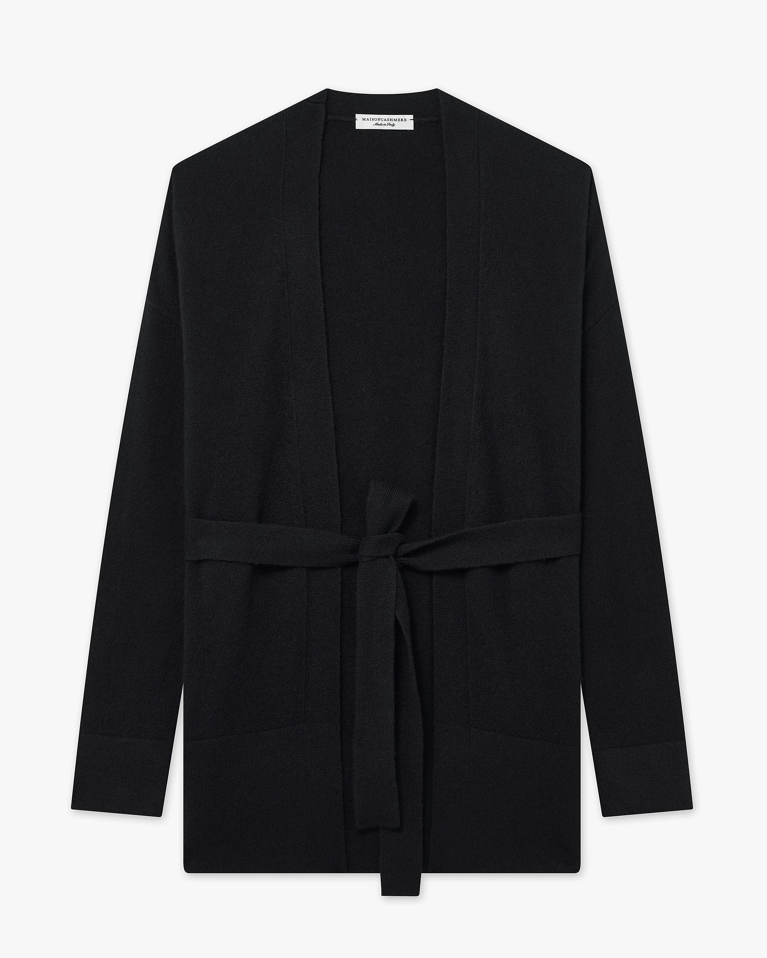 Women's Velia Cardigan - Black Cashmere