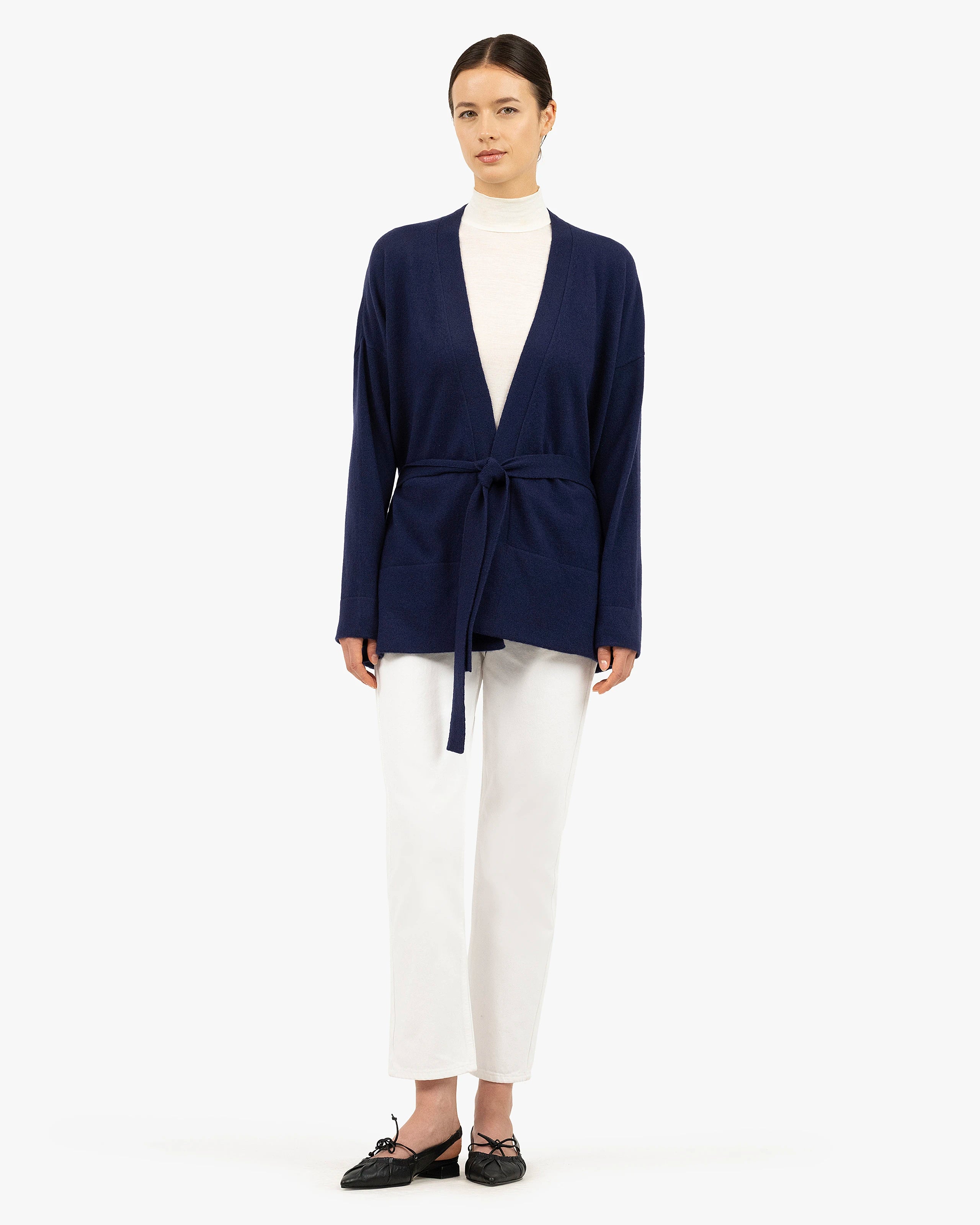 Women's Velia Cardigan - Blue Cashmere