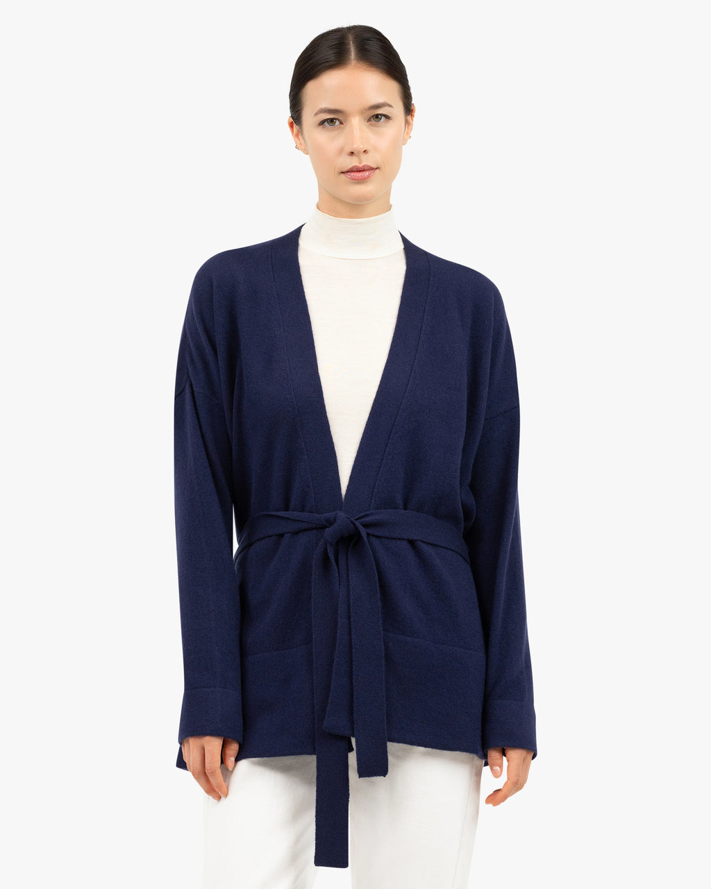 Women's Velia Cardigan - Blue Cashmere