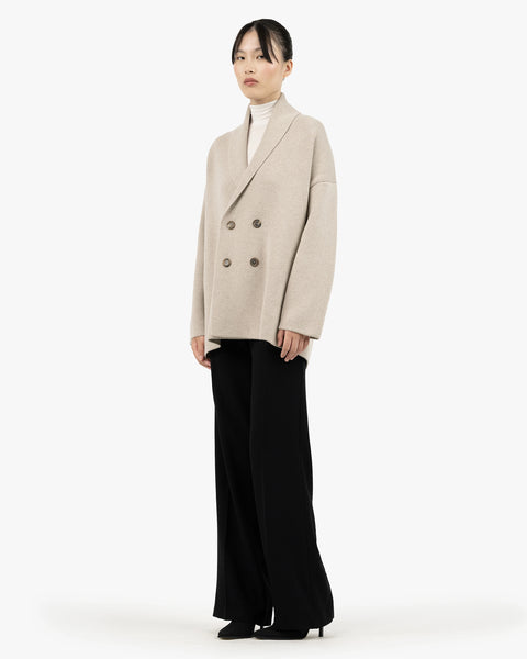 Women's Rialto Coat Cardigan - Beige Cashmere