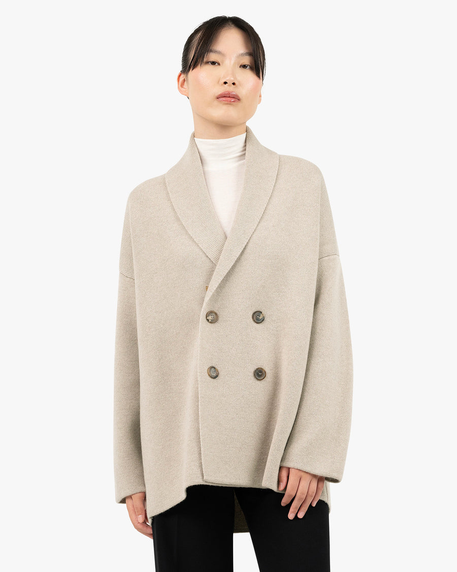 Women's Rialto Coat Cardigan - Beige Cashmere