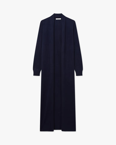 Stresa Long Cardigan - Blue Cashmere