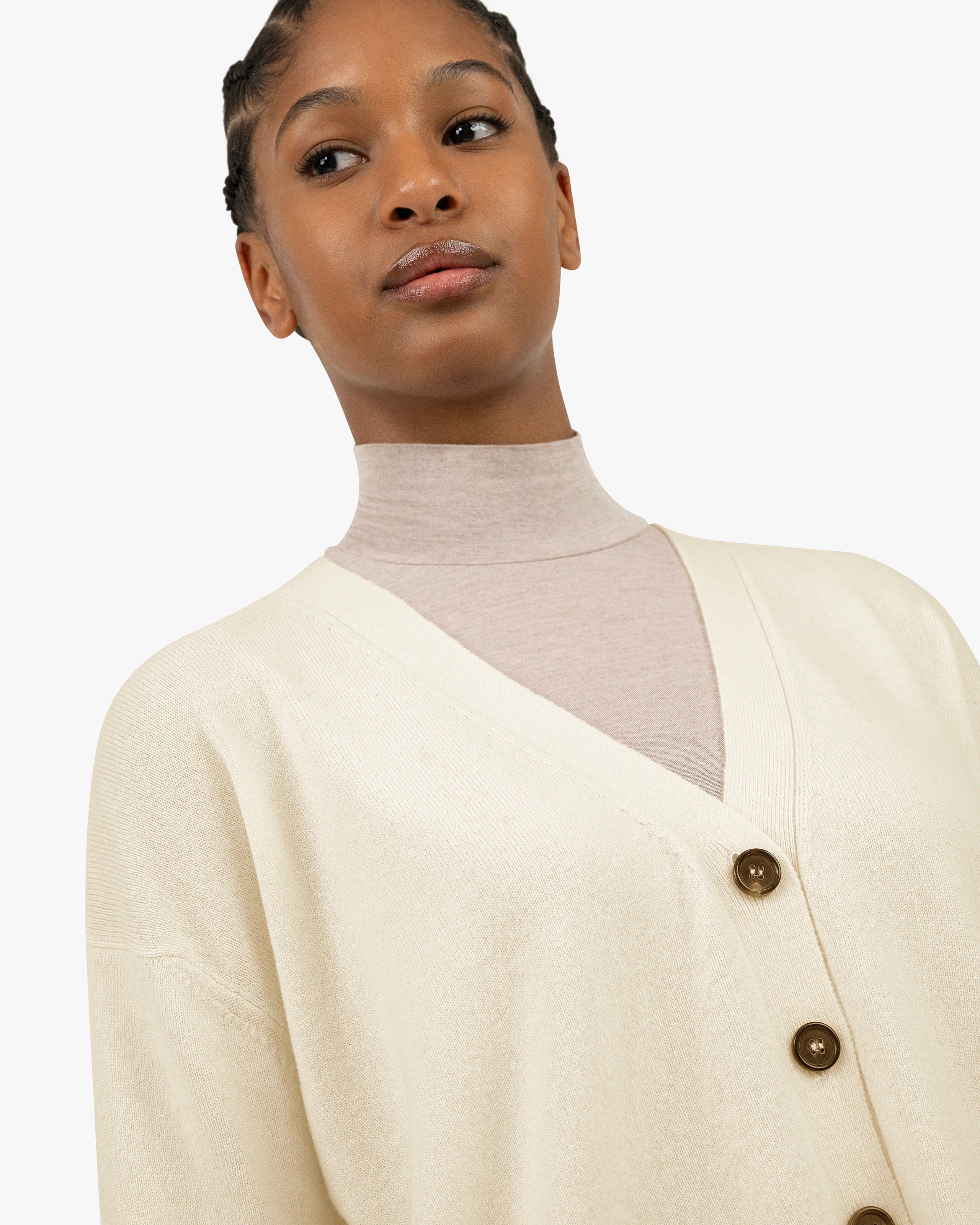 Velia Maxi Cardigan - White Cashmere