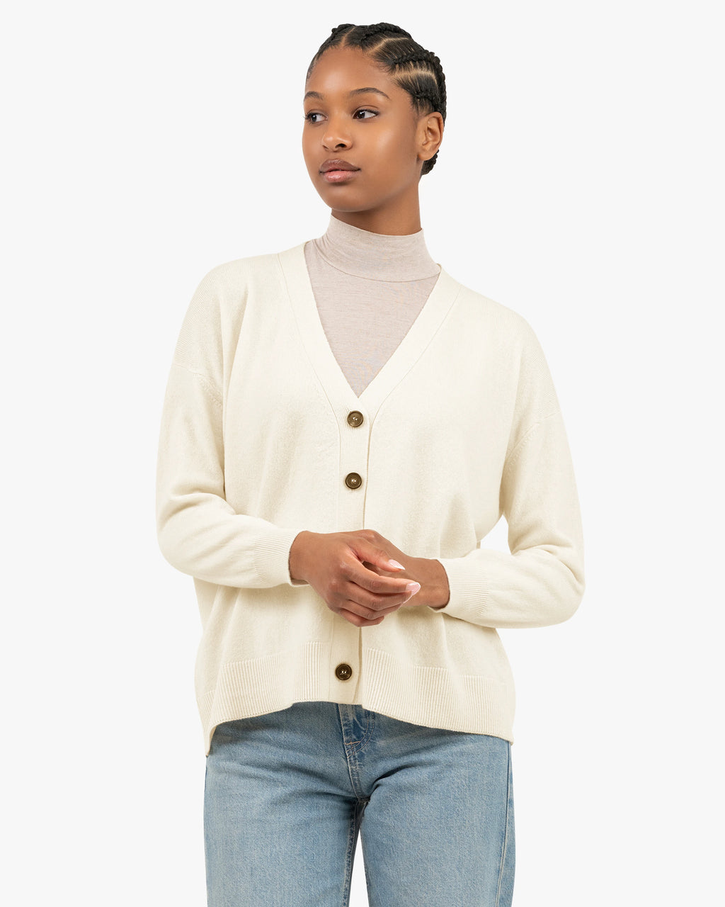 Velia Maxi Cardigan - White Cashmere