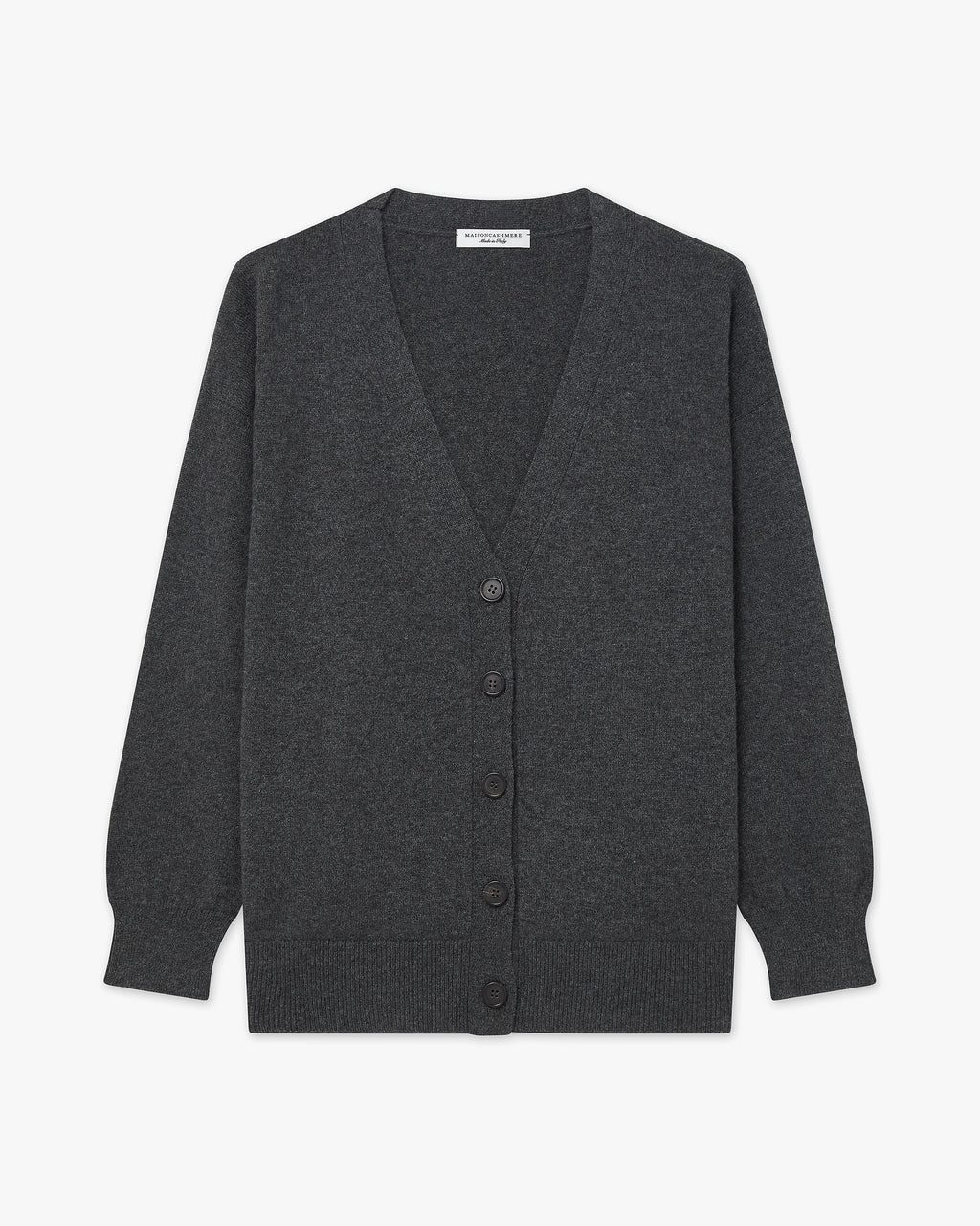 Velia Maxi Cardigan - Charcoal Cashmere