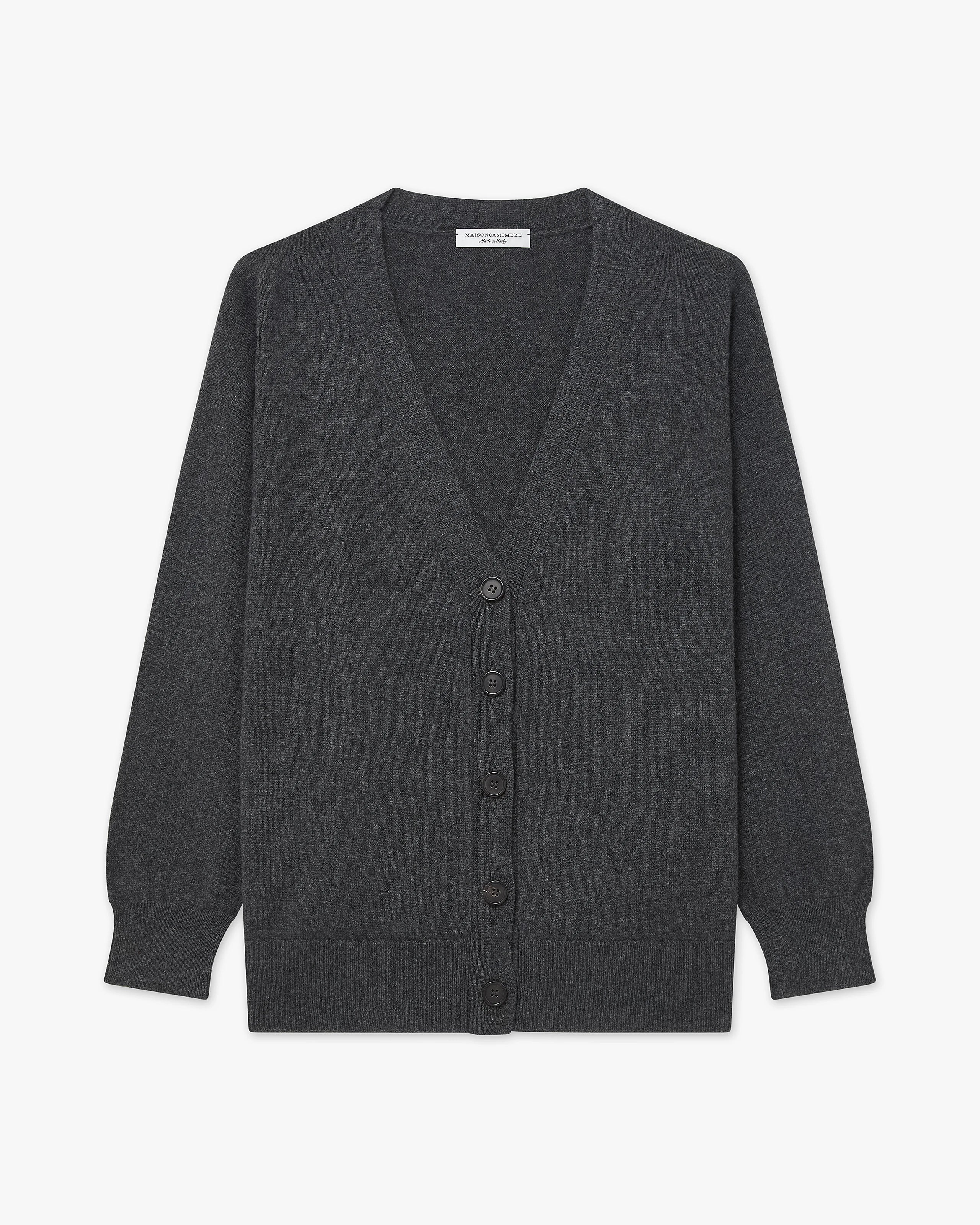 Velia Maxi Cardigan - Charcoal Cashmere