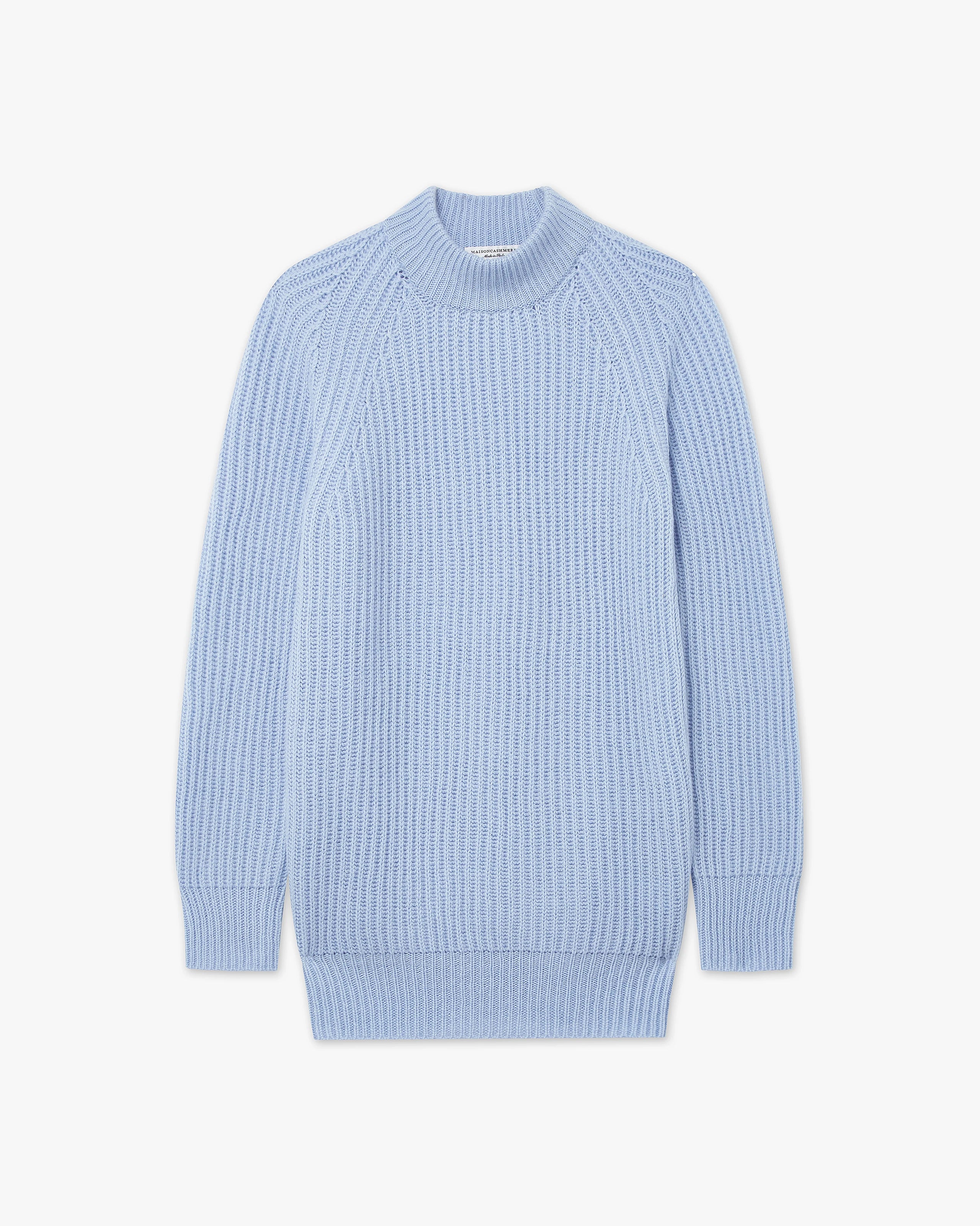 Women's Celerina Crew Neck Sweater - Light Blue Cashmere